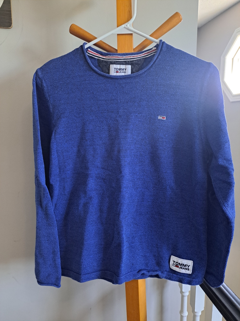 Tommy Hilfiger Royal Blue Long Sleeve Crewneck Sweater